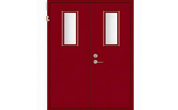 阿拉尔农场木质防火门