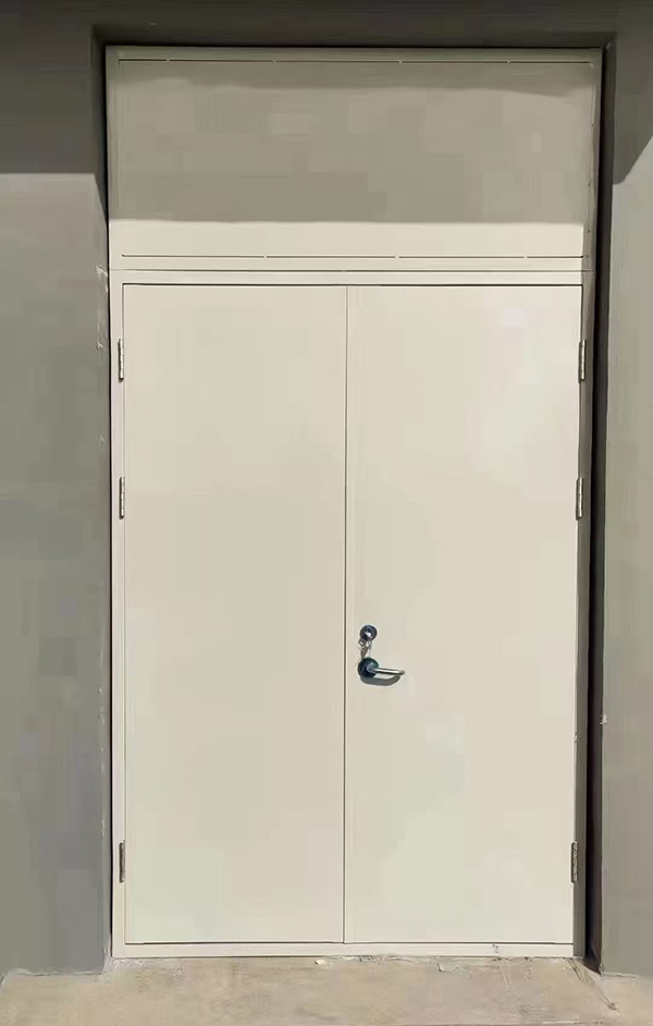 展览馆项目完成大跨度阿拉尔农场防火门安装